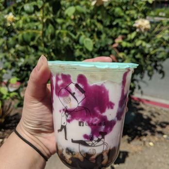 Li Cha Tea - Purple yam drink, underwhelming with very weak flavor and the drink was very small. Boba has zero flavor - Bubble Tea Near Me - Walnut Creek, California Li Cha Tea - Purple yam drink, underwhelming with very weak flavor and the drink was very small. Boba has zero flavor - Bubble Tea Near Me - Walnut Creek, California