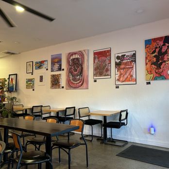 Bennet's Coffee - Unique art on the walls. - Coffee & Tea Near Me - Stockton, California