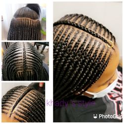 Khady' Hair Styles - FEED IN BRAIDS