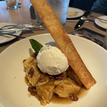 Firebirds Wood Fired Grill - Banana fosters bread pudding - Steakhouses Near Me - Plano, Texas Firebirds Wood Fired Grill - Banana fosters bread pudding - Steakhouses Near Me - Plano, Texas