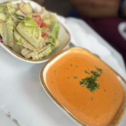 Meddys - Mediterranean Salad, Tomato Soup