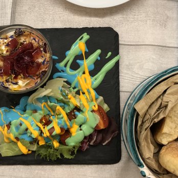 aLevante Restaurant - Savory burrata cheesecake appetizer - Seafood Near Me - Siracusa, SR