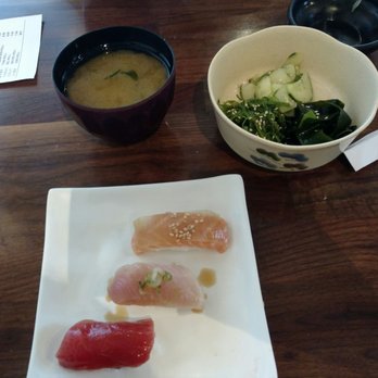 Sasabune Glendale - Lunch special miso seaweed sushi - Sushi Bars Near Me - Glendale, California