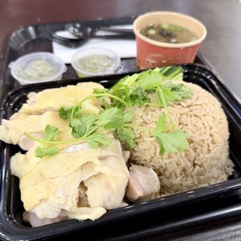The Chicken Rice - Hainan Chicken with Ginger Rice - Thai Near Me - Tustin, California The Chicken Rice - Hainan Chicken with Ginger Rice - Thai Near Me - Tustin, California