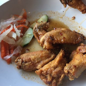 The Rolling Spring Roll - Pickles are much better than the wings. - Vietnamese Near Me - Syosset, New York