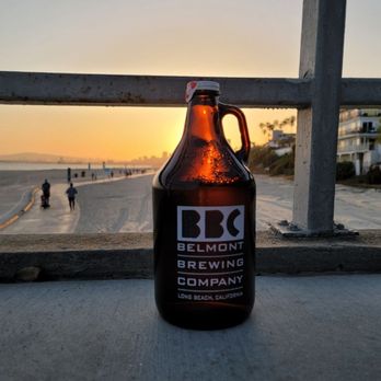 Belmont Brewing - Growler filled with Strawberry Blonde Ale - Breweries Near Me - Long Beach, California