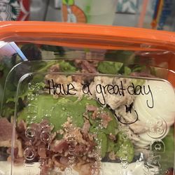 Salad and Go - Little message from the staff!