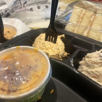Chicken Salad Chick - White Cake/Kickin Kaylene Chicken Salad/Cranberry Kelly Chicken Salad/Loaded Potato Soup - Salad Near Me