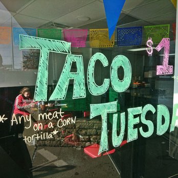 Burrito Express Mexican Grill - Taco Tuesday rules a Buck each - Mexican Near Me - Southgate, Michigan