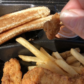 Slim Chickens - It was hiding in the first pic. Here is tender # 3! It's kinda cute. But seriously, why?? - Southern Near Me - Ft. Worth, Texas Slim Chickens - It was hiding in the first pic. Here is tender # 3! It's kinda cute. But seriously, why?? - Southern Near Me - Ft. Worth, Texas