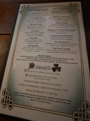Menu photo 1 Sullivans Metropolitan Grill Anderson, SC
