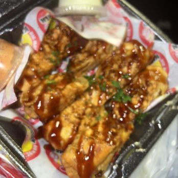 Big Moe's Kitchen - BBQ Chicken Egg Rolls - New American Near Me - Garden City, Michigan Big Moe's Kitchen - BBQ Chicken Egg Rolls - New American Near Me - Garden City, Michigan