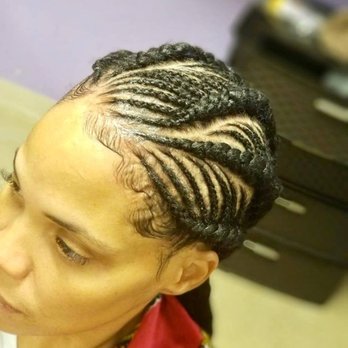 African Hairbraids Braiding Invisible Boxe Braids Cornrows