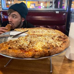 half Gabrielle's Little Piggy Pizza half Chicken Cordon Bacon Bleu Pizza half Gabrielle's Little Piggy Pizza half Chicken Cordon Bacon Bleu Pizza