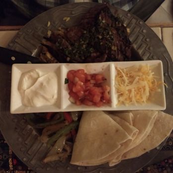 Gypsy Cafe - The fajitas - SO fun to 'make your own'! - New American Near Me - Lincoln, New Hampshire