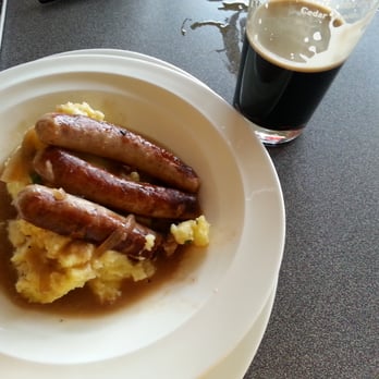 Lion Bridge Brewing Company - Bangers and mash st pattys special. Rib-sticking. With olde no. 17 to wash it down - Breweries Near Me - Cedar Rapids, Iowa Lion Bridge Brewing Company - Bangers and mash st pattys special. Rib-sticking. With olde no. 17 to wash it down - Breweries Near Me - Cedar Rapids, Iowa