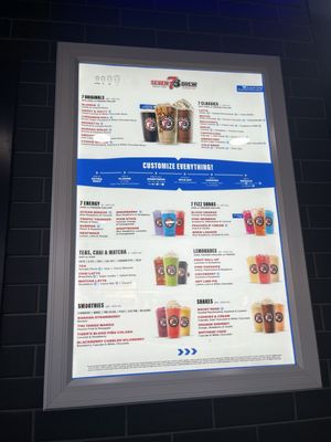 Menu photo 2 7 Brew Coffee Canton, OH