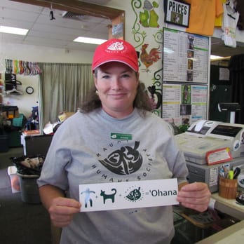 Blooming Tails Kauai - Donna- the awesome store manager of Kauai Humane Society Thrift Store. - Used, Vintage & Consignment Near Me - Lihue, Hawaii Blooming Tails Kauai - Donna- the awesome store manager of Kauai Humane Society Thrift Store. - Used, Vintage & Consignment Near Me - Lihue, Hawaii