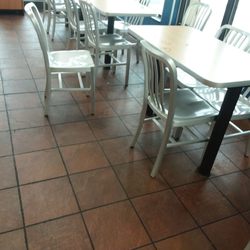 KFC - Tables were not clean and  floor was completely dirty and filthy just a gross place to eat