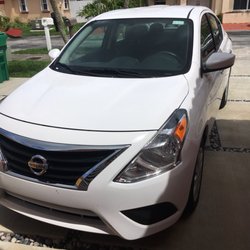 Hertz Rent A Car - Driving a Versa, not cool.