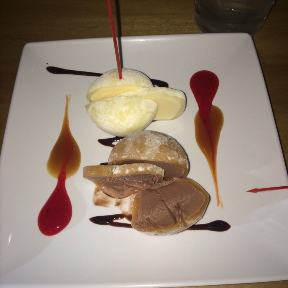 Kai Sushi - South Loop - I heart Mochi : chocolate and vanilla pictured ! - Sushi Bars Near Me - Chicago, Illinois Kai Sushi - South Loop - I heart Mochi : chocolate and vanilla pictured ! - Sushi Bars Near Me - Chicago, Illinois