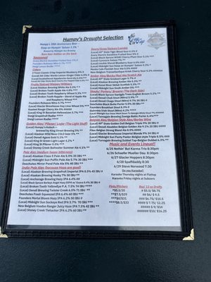 Menu photo 4 Humpy's Great Alaskan Alehouse Anchorage, AK Menu photo 4 Humpy's Great Alaskan Alehouse Anchorage, AK
