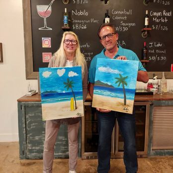 Paint And Unwine - Not bad for a first time artistic experience! - Paint & Sip Near Me - Redondo Beach, California Paint And Unwine - Not bad for a first time artistic experience! - Paint & Sip Near Me - Redondo Beach, California