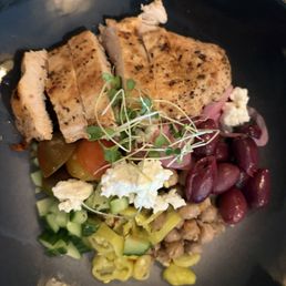 Mediterranean chicken bowl