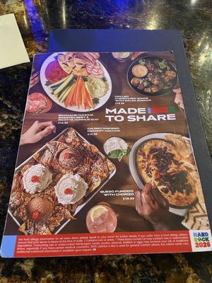 Menu photo 2 Hard Rock Cafe Orlando, FL Menu photo 2 Hard Rock Cafe Orlando, FL