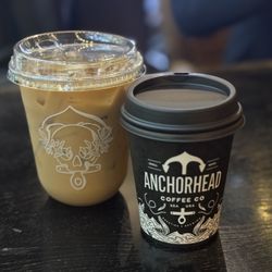 Anchorhead Coffee - CenturyLink Plaza - Honey bunches of oats cold brew & hot vanilla latte
