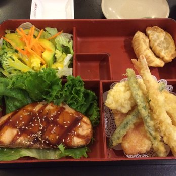 Mio Sushi - Teriyaki salmon lunch bento - Japanese Near Me - Beaverton, Oregon Mio Sushi - Teriyaki salmon lunch bento - Japanese Near Me - Beaverton, Oregon