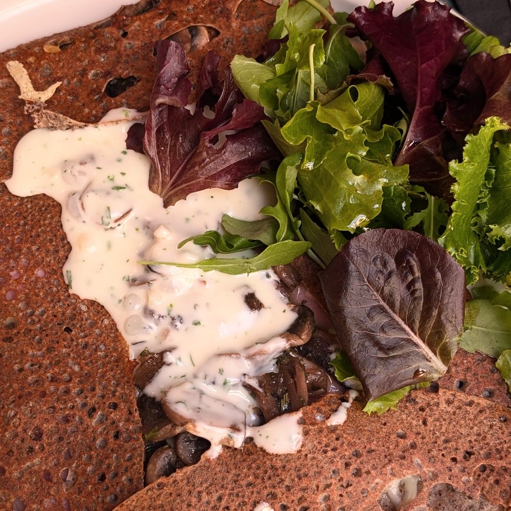 La Vieille Crêpe - La Rurale (Ham, Mushrooms, Cream, Cheese) - Creperies Near Me - Nice, 06