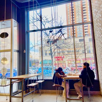 Molly's Cupcakes - Inside suspended swings to relax and enjoy a cupcake and a good feeling reminiscent of your childhood-02/23 - Cupcakes Near Me - Chicago, Illinois Molly's Cupcakes - Inside suspended swings to relax and enjoy a cupcake and a good feeling reminiscent of your childhood-02/23 - Cupcakes Near Me - Chicago, Illinois