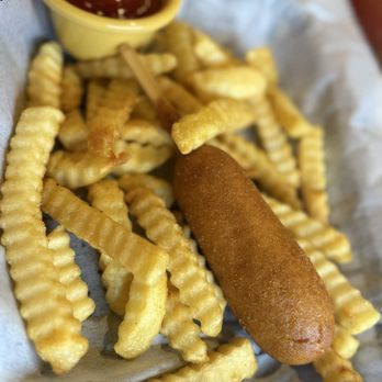 Amigos - Corn dog and fries - Mexican Near Me - King, North Carolina Amigos - Corn dog and fries - Mexican Near Me - King, North Carolina