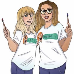 Rawr Party! - Krista and Erika. Biz owners and sisters!