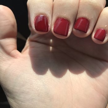 River Nails Spa - My pointer finger is darker than the rest and the excess nail polish on the sides isn't even cleaned up. I still have cuticles as well. - Nail Salons Near Me - River Grove, Illinois River Nails Spa - My pointer finger is darker than the rest and the excess nail polish on the sides isn't even cleaned up. I still have cuticles as well. - Nail Salons Near Me - River Grove, Illinois