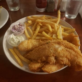 Nury's On Main - Basa Swai fish and chips - Seafood Near Me - Fredericksburg, Texas Nury's On Main - Basa Swai fish and chips - Seafood Near Me - Fredericksburg, Texas