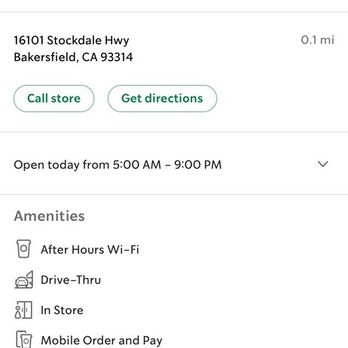 Starbucks - App Store details - Coffee & Tea Near Me - Bakersfield, California Starbucks - App Store details - Coffee & Tea Near Me - Bakersfield, California