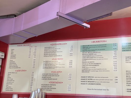 Menu photo 2 El Tepa Taqueria San Francisco, CA Menu photo 2 El Tepa Taqueria San Francisco, CA