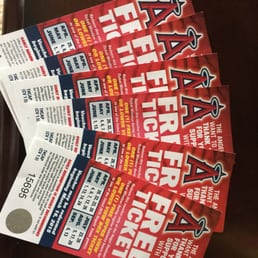 Angels ticket voucher with eight gallons of gasoline! Angels ticket voucher with eight gallons of gasoline!