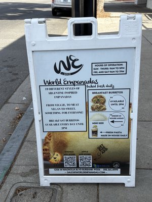 Menu photo 8 World Empanadas Burbank, CA
