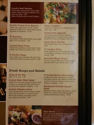 Menu photo 7 Gruffs Tap & Grill Dunnellon, FL Menu photo 7 Gruffs Tap & Grill Dunnellon, FL
