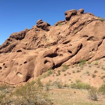 Camelback Mountain - Cool rock caves near the bottom - Parks Near Me - Phoenix, Arizona