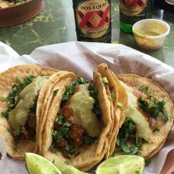 El Lupillo - Carne asada tacos loaded with hot sauce and quac dressing - Mexican Near Me - Gulfport, Mississippi