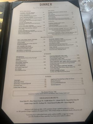 Menu photo 1 Bull & Bear Orlando, FL Menu photo 1 Bull & Bear Orlando, FL