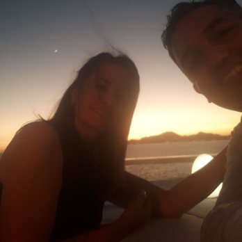 Sunset Monalisa - Selfie of us - Mediterranean Near Me - Cabo San Lucas, BCS