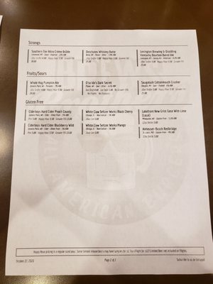 Menu photo 4 Brews Brothers Pub Weston, WI