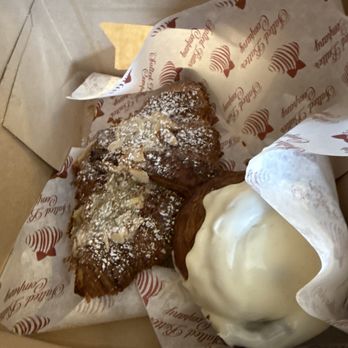 Salted Butter - Brown Butter Almond Croissant and Cinnamon Roll Croissant - Desserts Near Me - Pasadena, California Salted Butter - Brown Butter Almond Croissant and Cinnamon Roll Croissant - Desserts Near Me - Pasadena, California