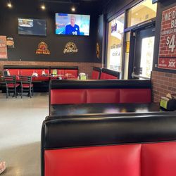 Inside seating area