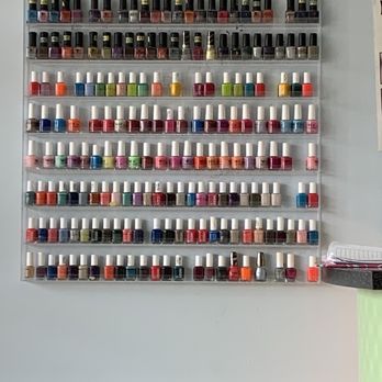 Vivi Nails - Polish options. Call me particular, but there's no OPI in sight - Nail Salons Near Me - Laurel, Maryland